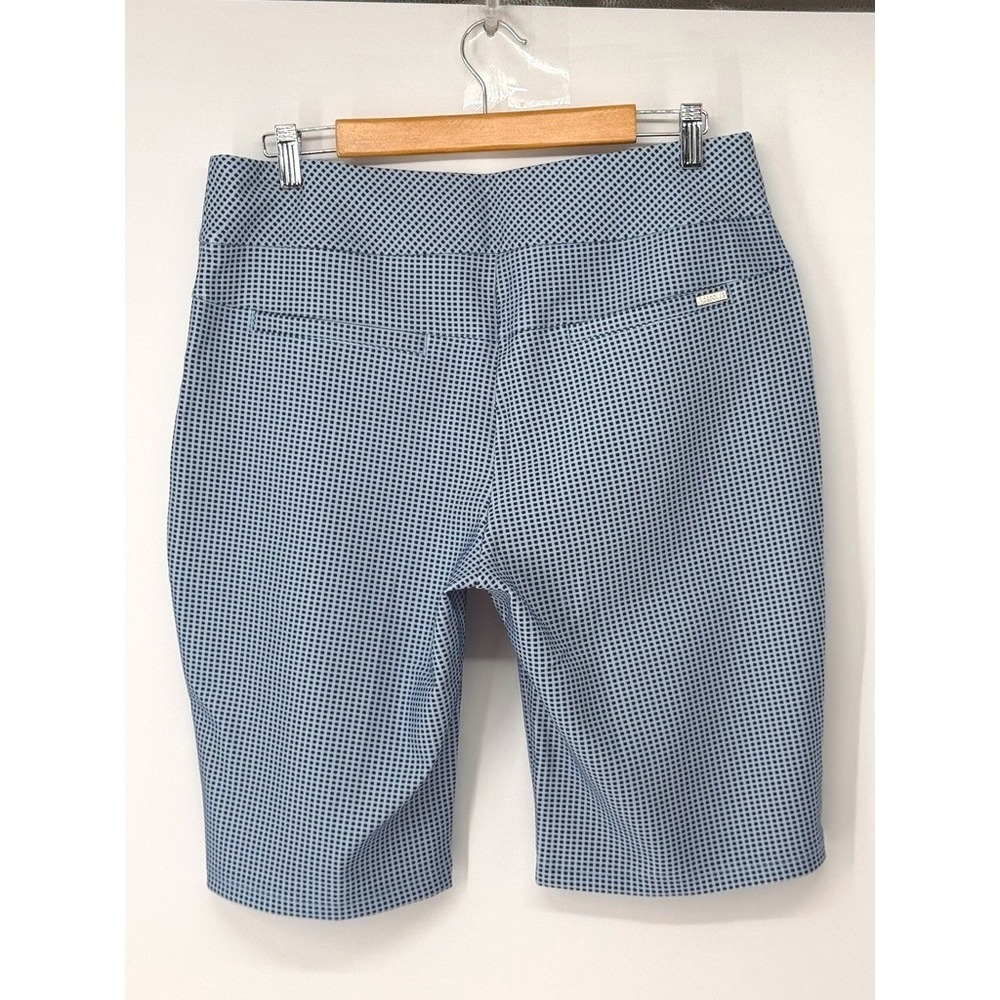New Acegolfs Women Preppy Gingham Plaid Stretch Golf Shorts Tenniscore Size XL